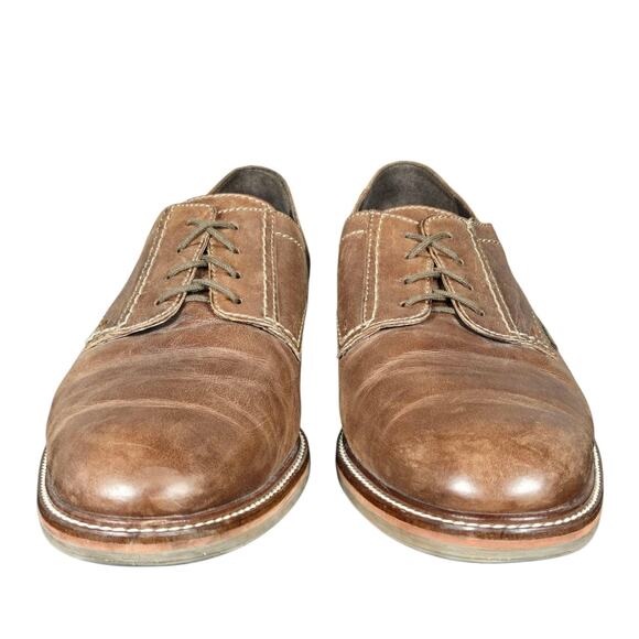 Mephisto Shoes Mens Size 12.5 Brown Leather Derby Air Jet Comfort Dress Lace Up - Picture 8 of 12